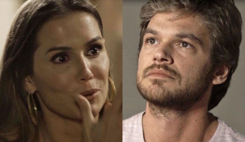 Karola (Deborah Secco) e Beto Falcão (Emilio Dantas) em Segundo Sol (Foto: Reprodução)