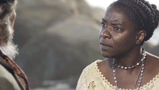 Cesária em cena de O Tempo Não Para (Foto: Divulgação)