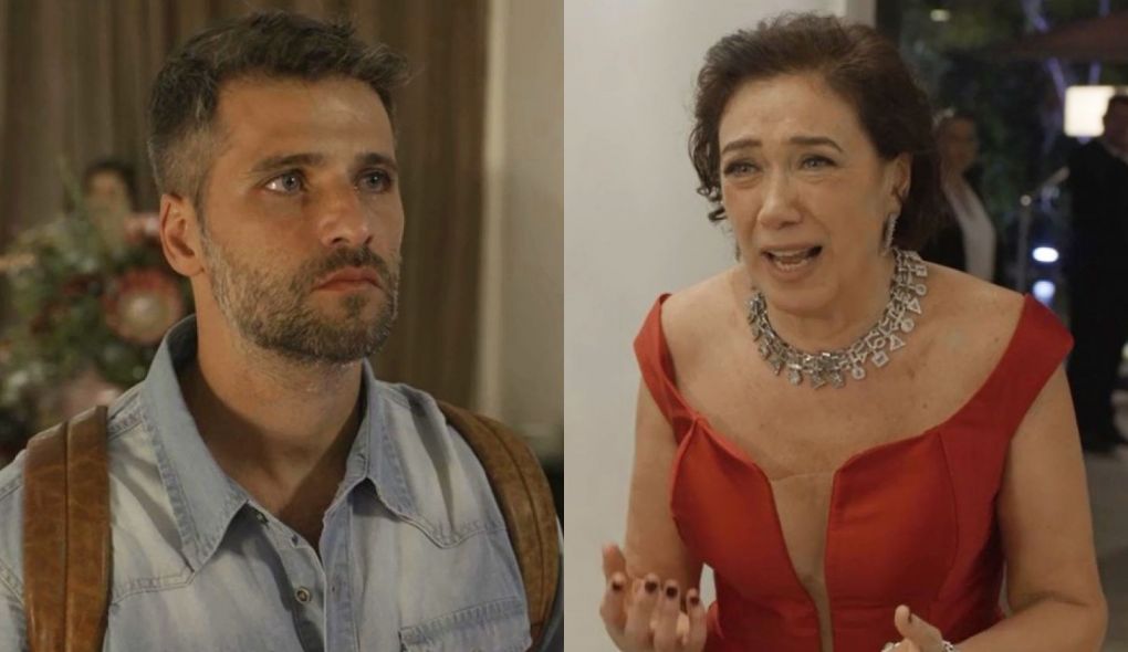 Gabriel e Valentina em O Sétimo Guardião (Foto: Montagem)