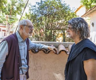 Sóstenes e Murilo em O Sétimo Guardião (Foto: Divulgação)