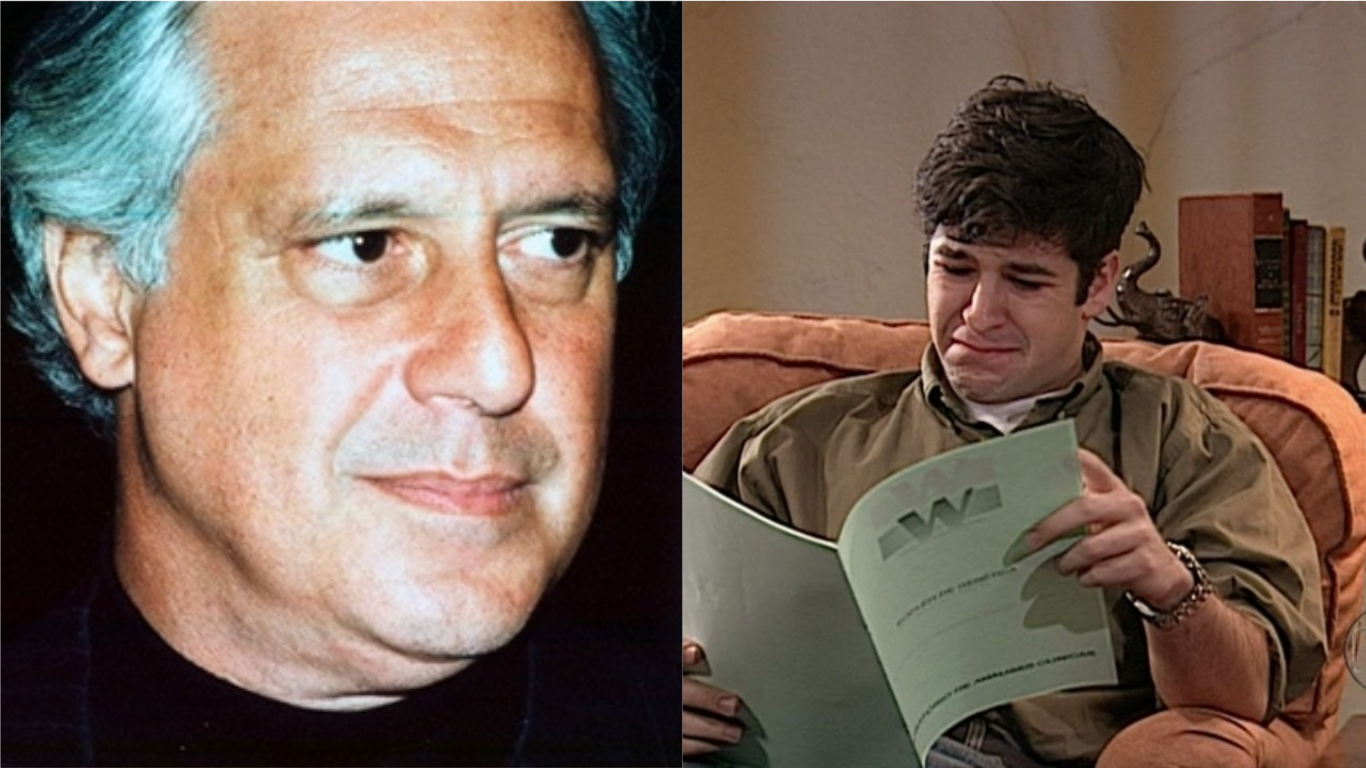 Por Amor: Leo descobre que é filho de Atílio, chora muito e Branca se desespera