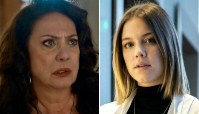 Rania e Dalila em cena da novela Órfãos da Terra (Foto: Reprodução)