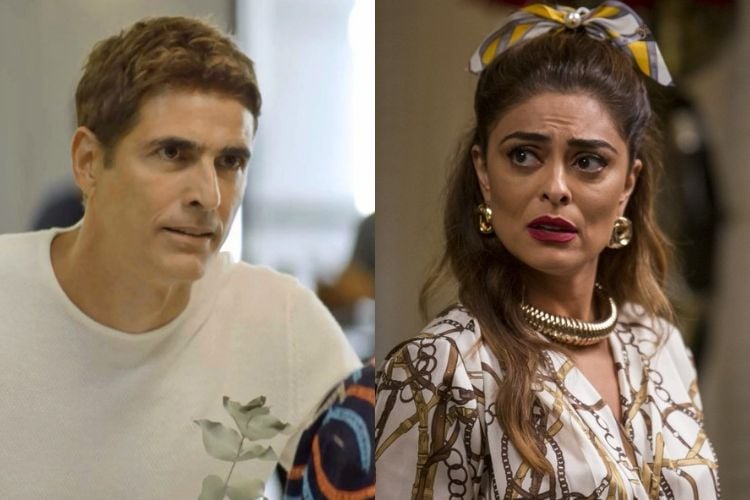 Régis e Maria da Paz em cena da novela A Dona do Pedaço (Foto: Reprodução)