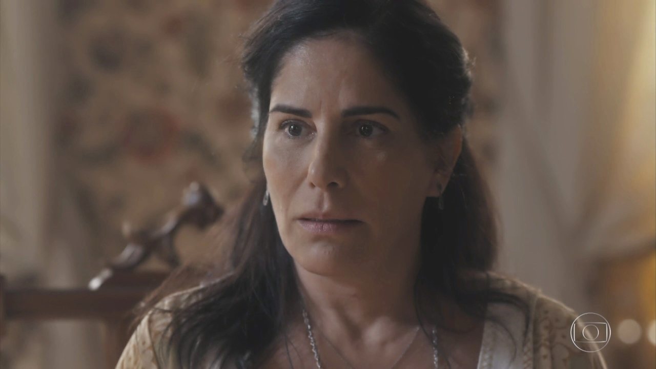 Lola em cena da novela das 18h da Globo, Éramos Seis (Foto: Reprodução)