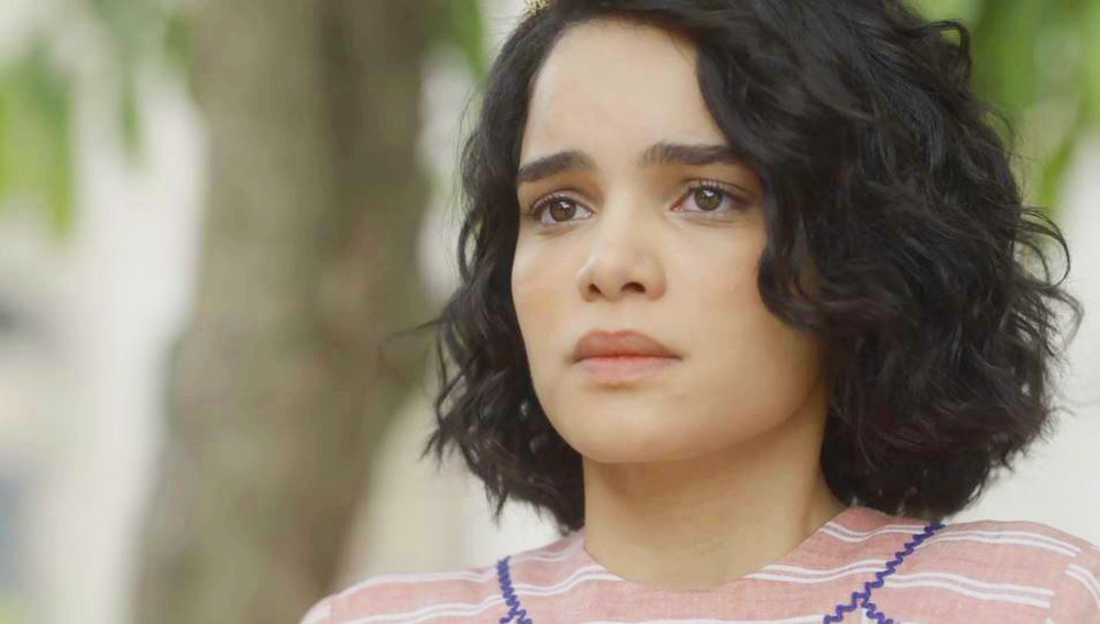 Inês em cena da novela das 18h, Éramos Seis (Foto: Reprodução)