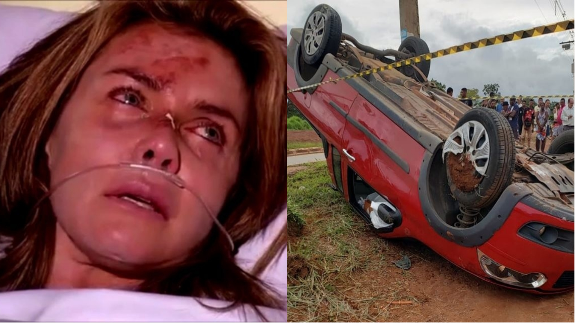 Abismo de Paixão: Carmem e Ramiro sofrem terrível acidente de carro