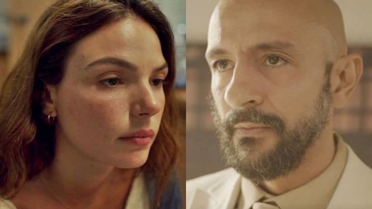 Álvaro e Betina em cena da novela Amor de Mãe - Foto: Reprodução