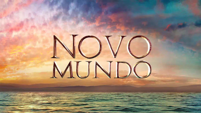 Logo da novela Novo Mundo