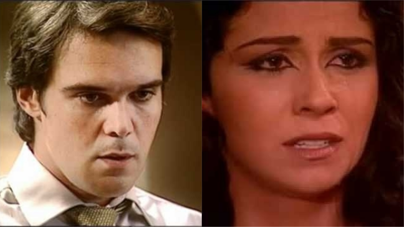 Desconfiado, Said dá um tapa na cara de Jade e ela pede divórcio em O Clone