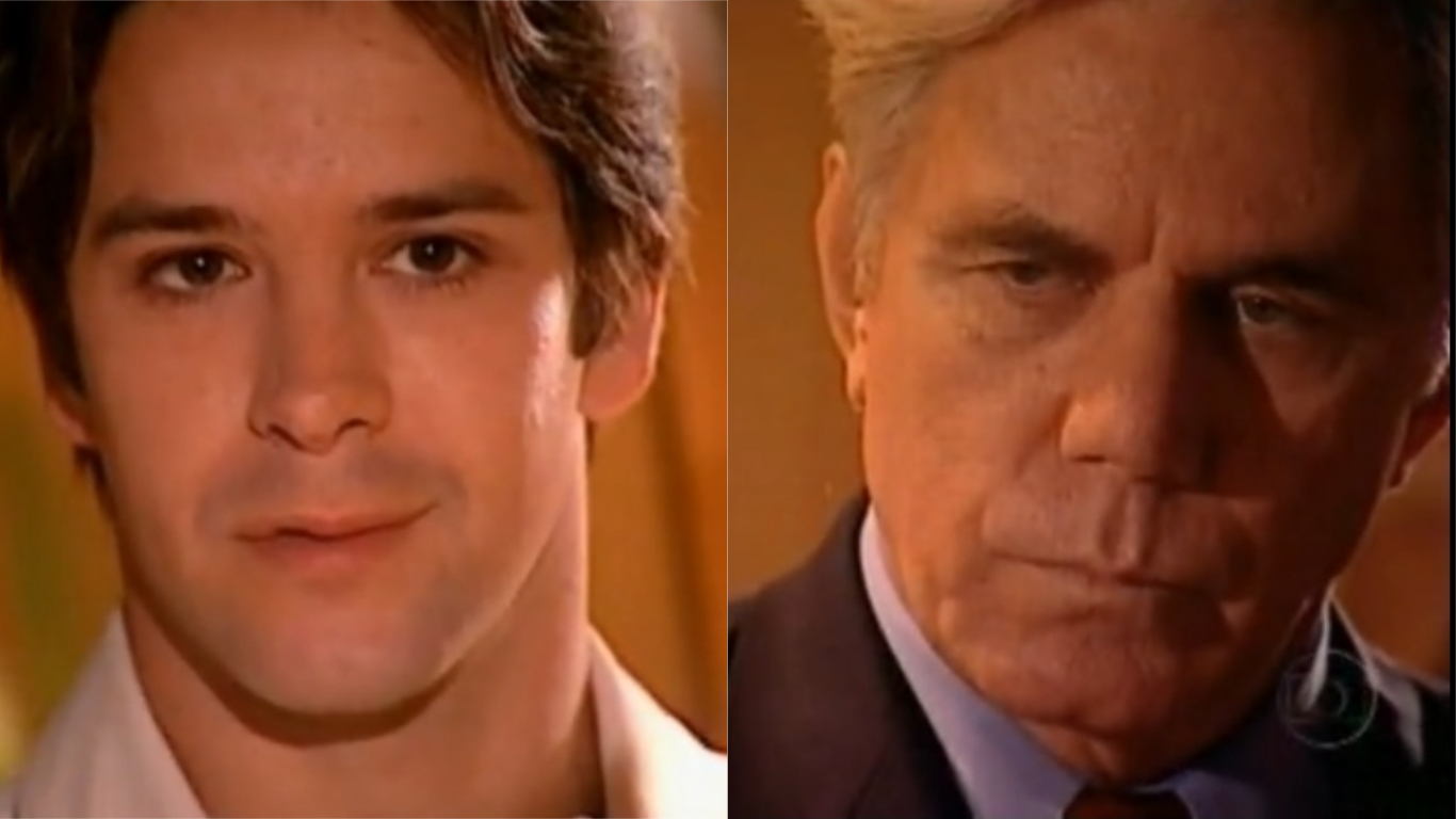 Leônidas conta para Lucas que Leo é seu clone e ele fica incrédulo