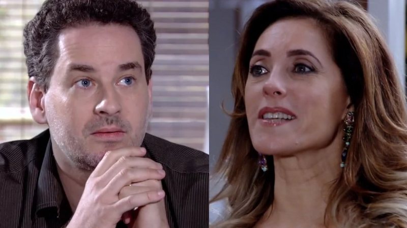 Paulo e Tereza Cristina em cena da novela Fina Estampa - Foto: Montagem