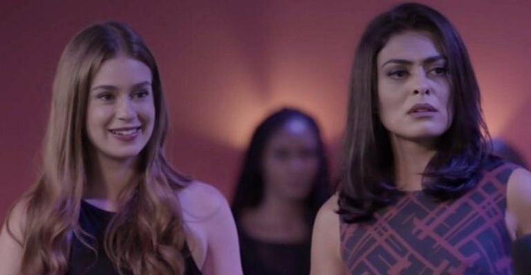 Eliza e Carolina em cena da novela Totalmente Demais (Foto: Divulgação)