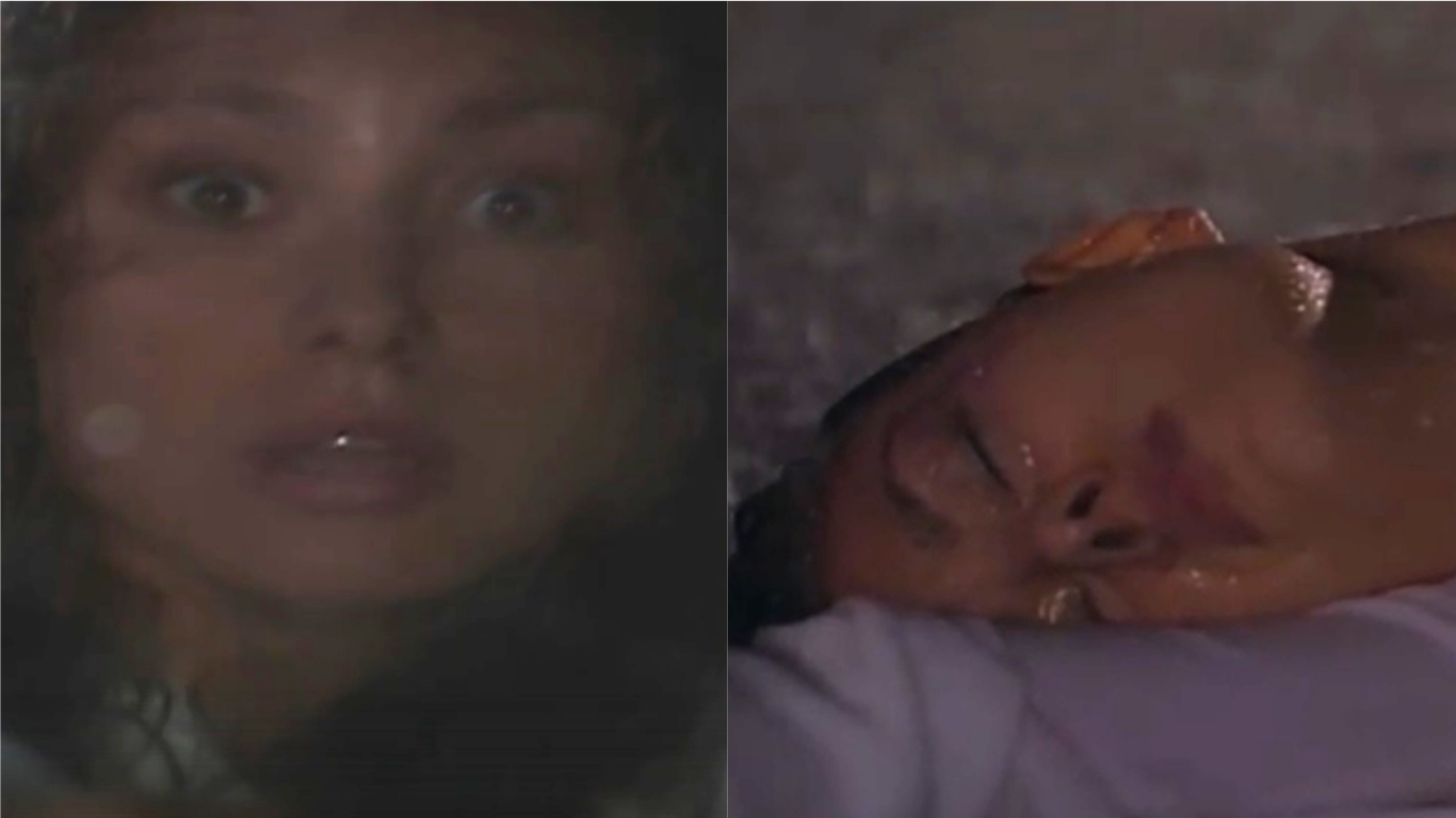 Estela bebe todas no casamento, sofre acidente e Padre Pedro a socorre