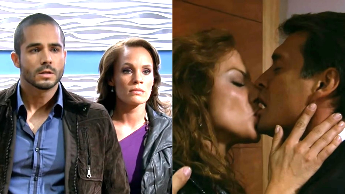 Matías flagra Renata aos beijos com Jerônimo e a humilha: “Vagabunda!”