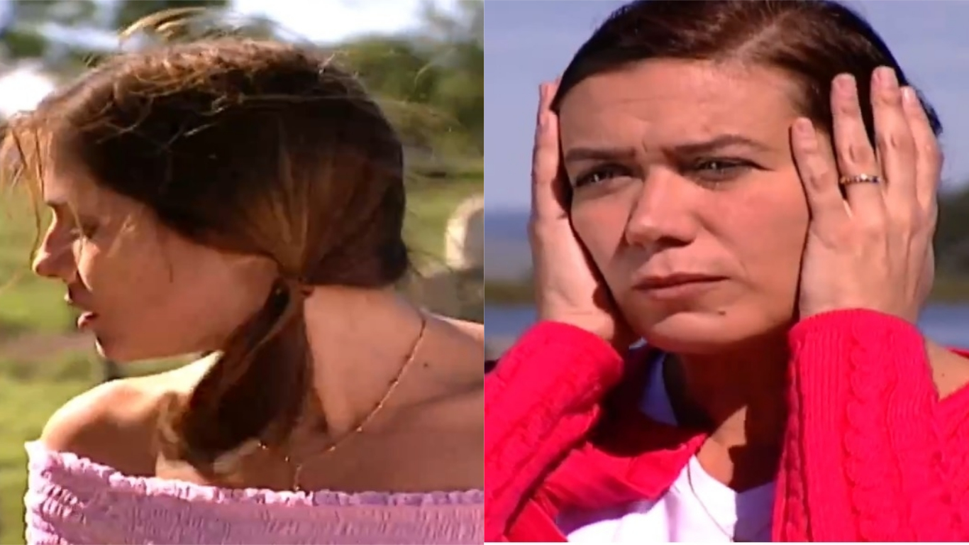 Íris provoca a mãe, insinua que ela gosta de Pedro e leva um tapa na cara