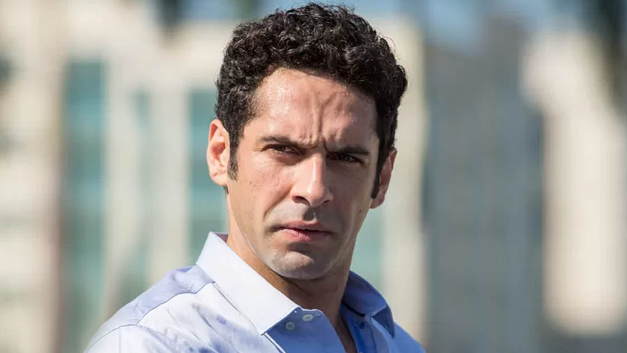 João Baldasserini na novela Haja Coração