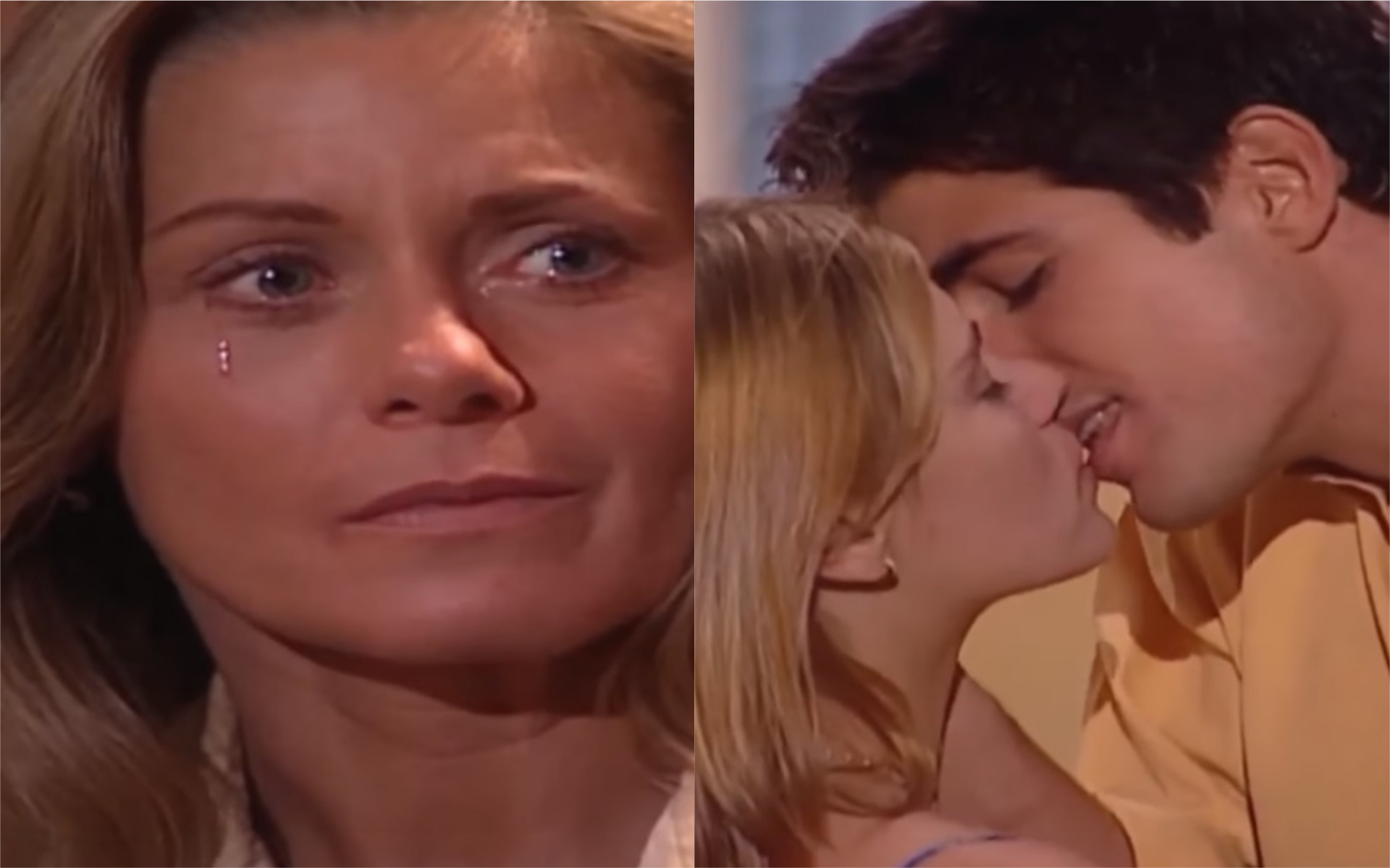 Helena flagra Edu e Camila aos beijos e chora angustiada no quarto