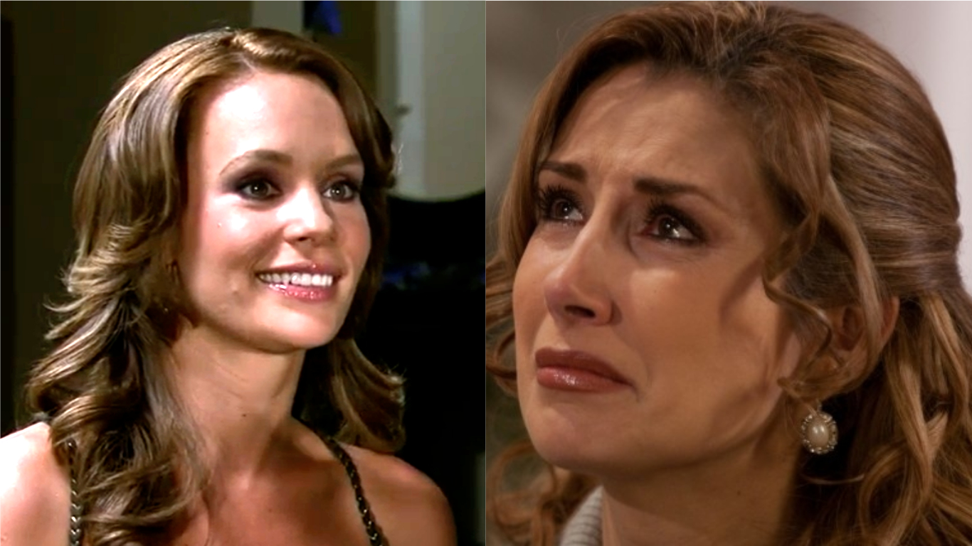 Roberta aplica golpe em Regina e faz ela acreditar que é sua filha perdida