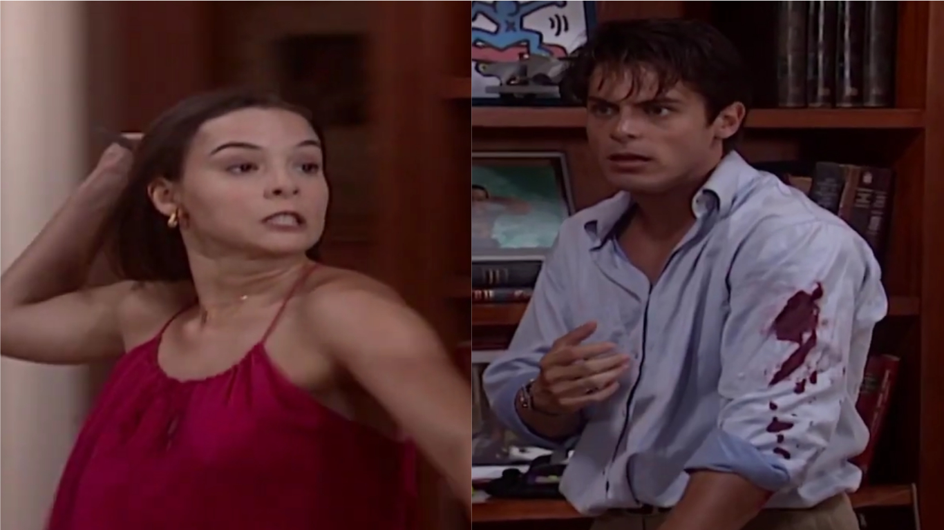 Abandonada, Clara tenta matar Fred com uma tesoura e enfrenta a fúria de Helena