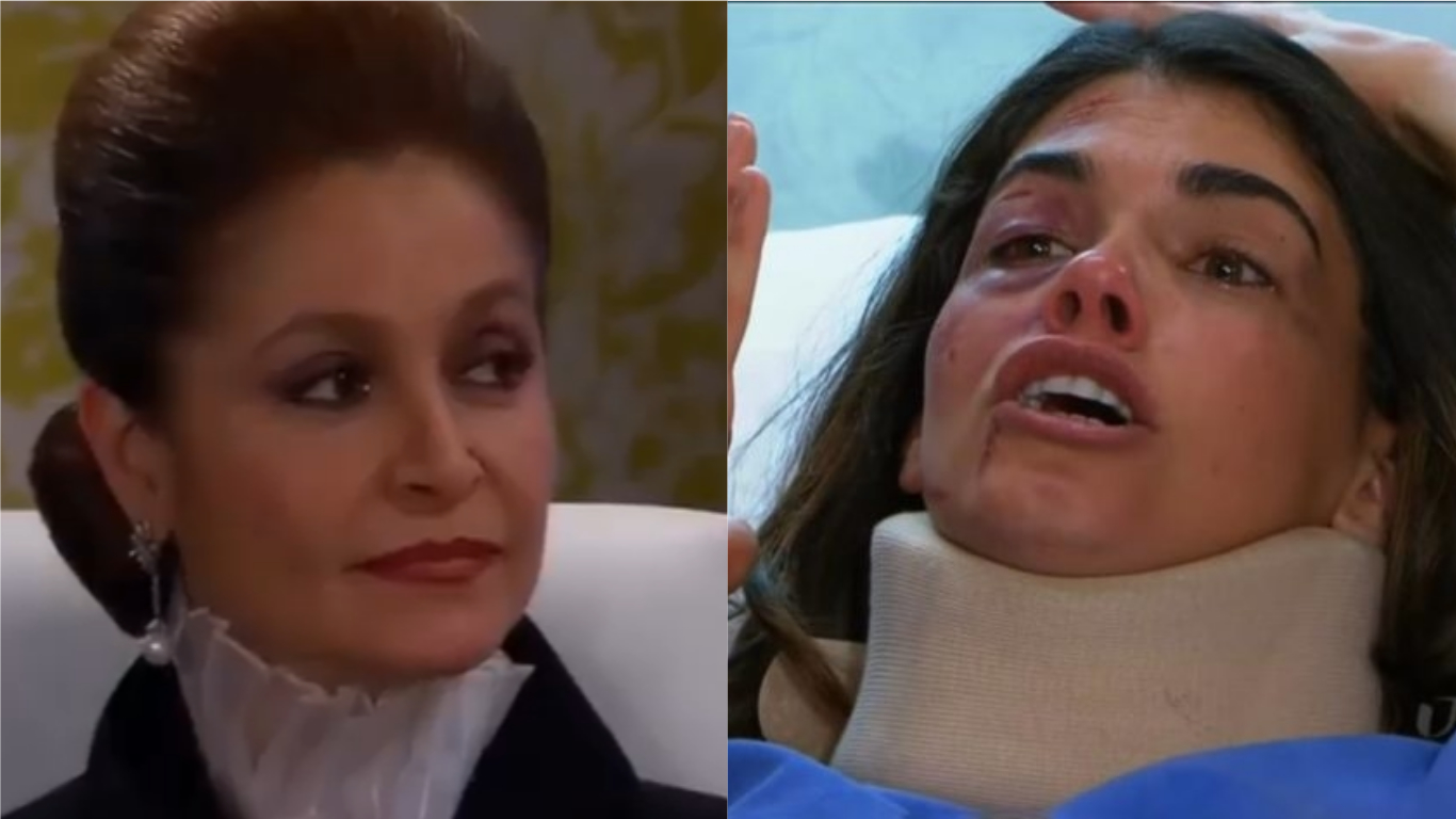 Bernarda sabota o freio do carro de Fernanda e ela sofre acidente: “Paralitica!’