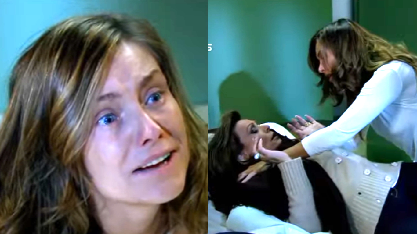 Enlouquecida, Helena é internada num manicômio e tenta matar a própria mãe