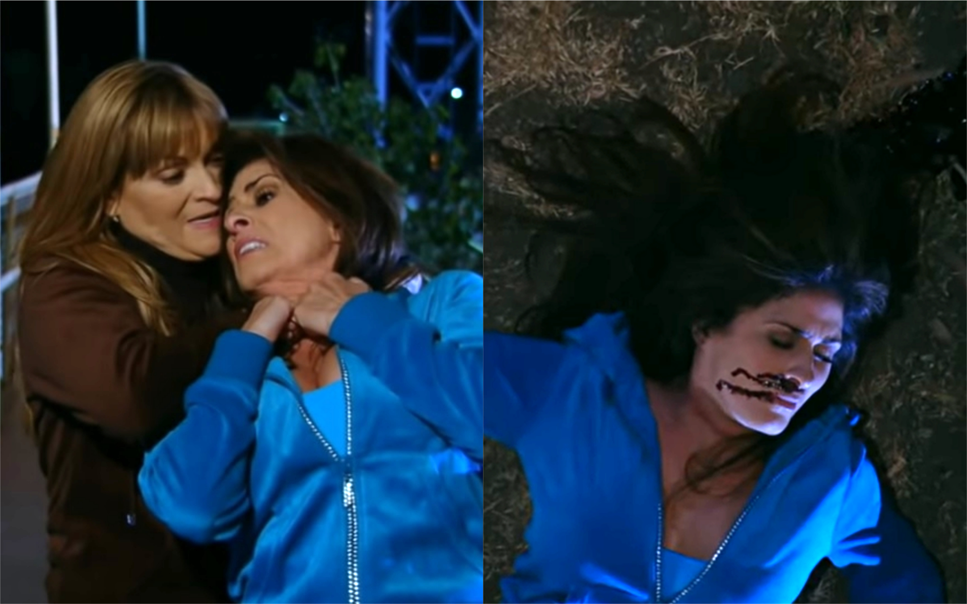 Traíra, Josefina foge do hospício, mata Branca e joga corpo debaixo da ponte