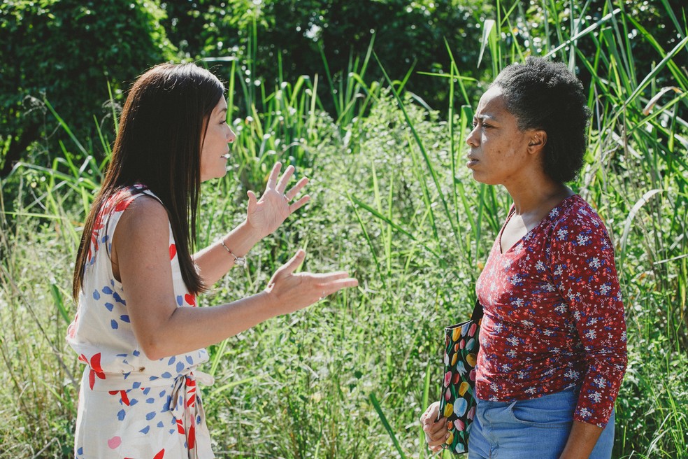 A briga entre Thelma e Rita em Amor de Mãe - Foto: Divulgação/Globo