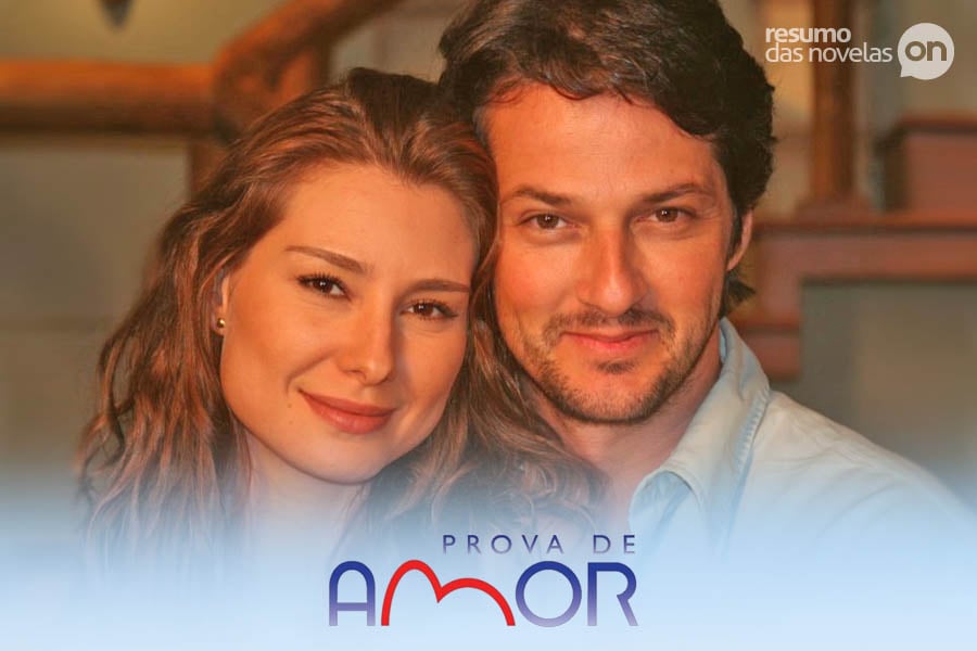 Capa do resumo da novela Prova de Amor