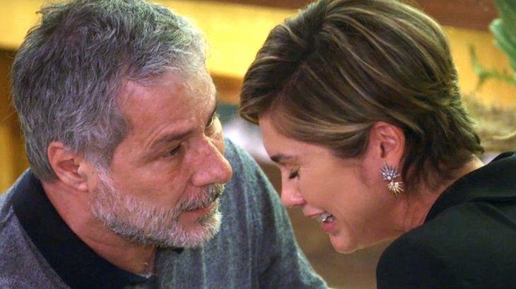 Hugo e Helena em cena da novela Salve-se Quem Puder - Foto: Reprodução