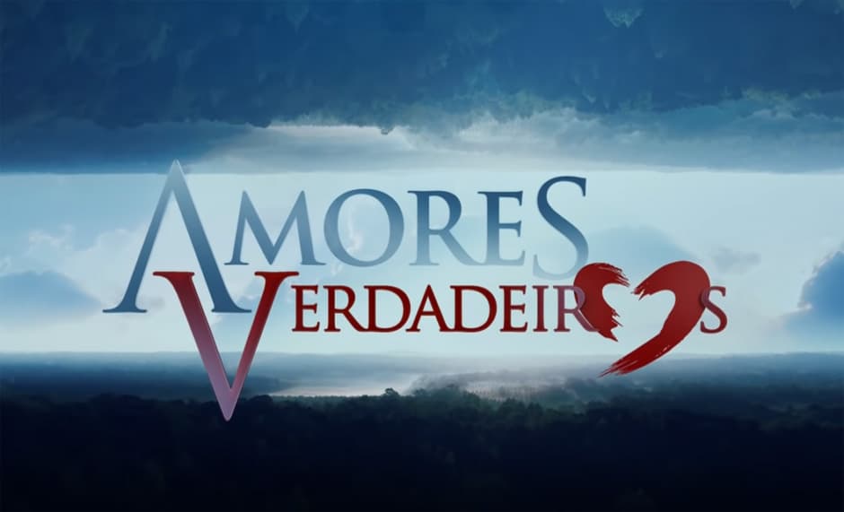 Logo da novela Amores Verdadeiros