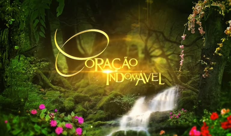 Logo da novela Coração Indomável