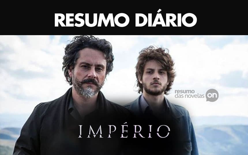 Capa do resumo do dia da novela Império