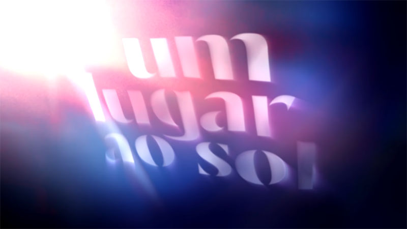 Logo oficial da novela Um Lugar ao Sol