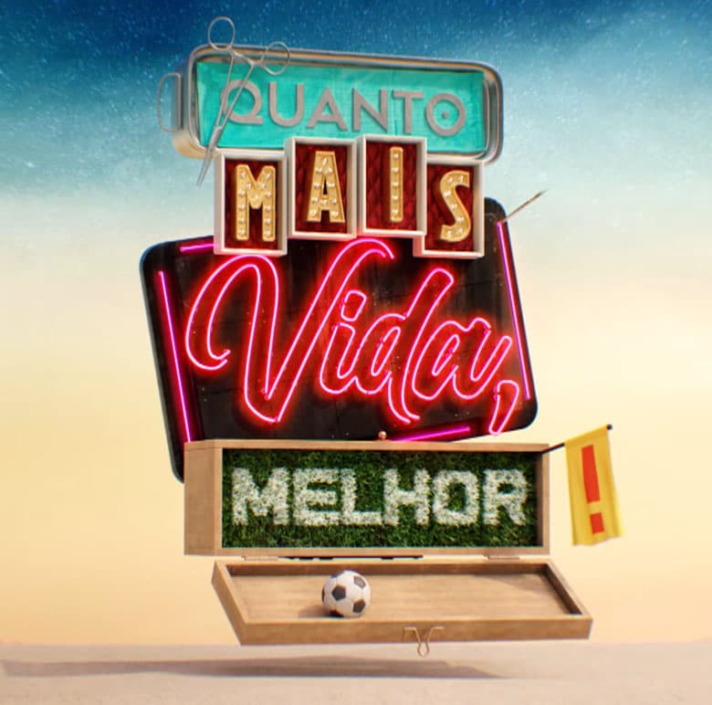 Logo da novela Quanto Mais Vida Melhor