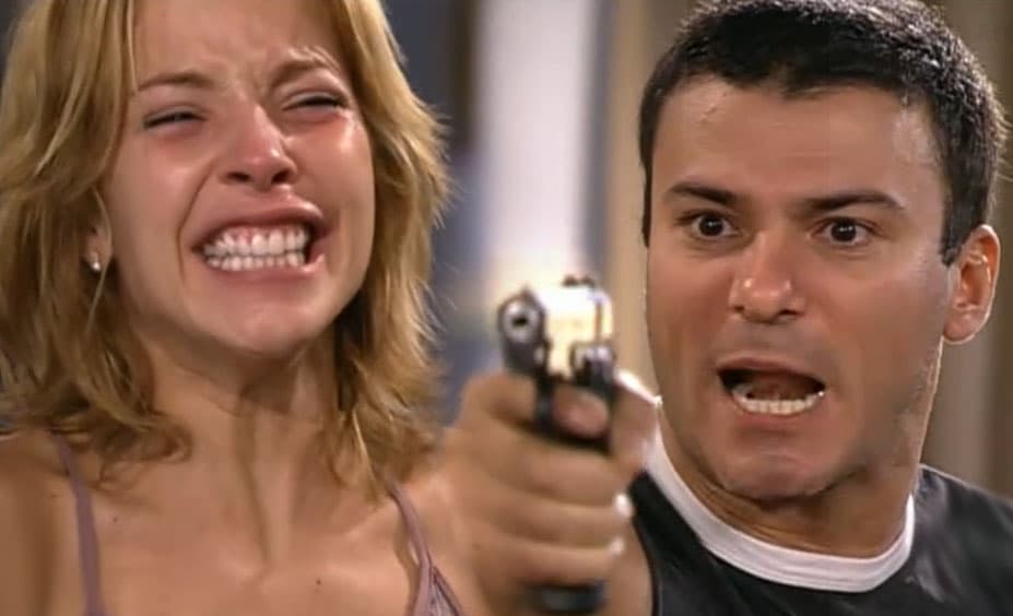 Pati e Lopo na novela Prova de Amor