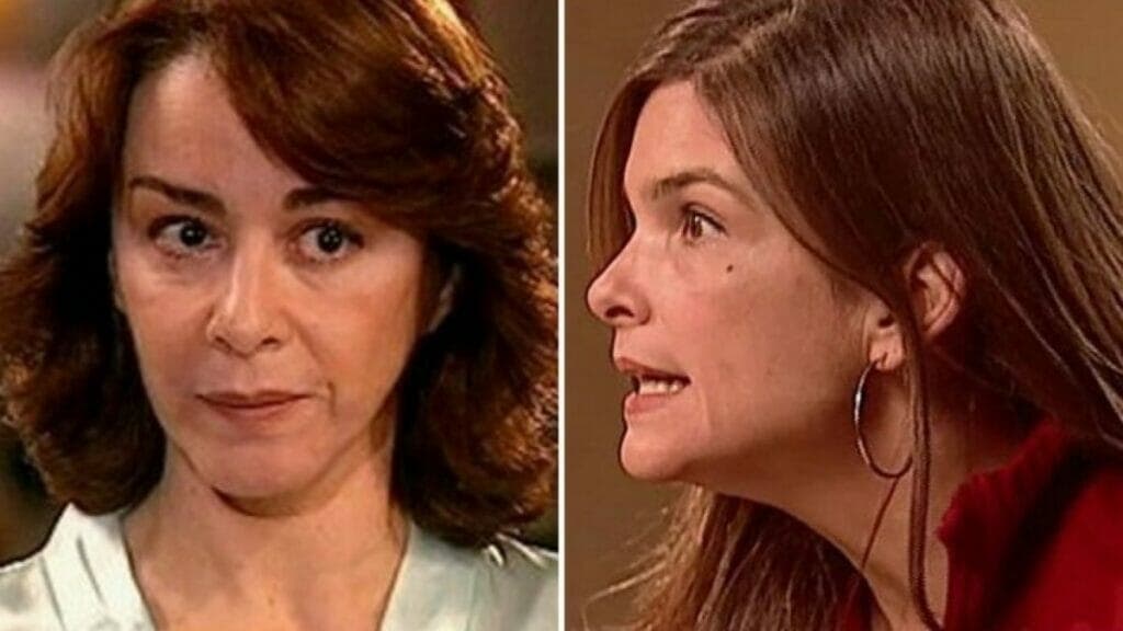 Edna e Alicinha em cena de Nos Tempos do Imperador (Foto: Reprodução) 