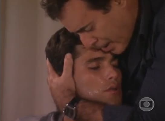 Antenor e Ivan em cena da novela O Clone (Foto: Reprodução)