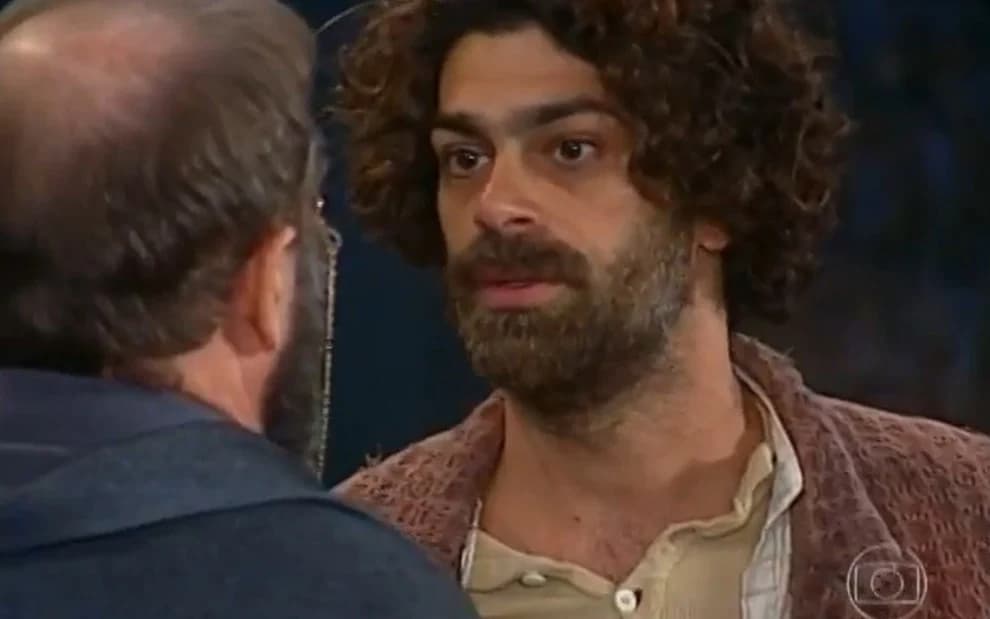 Petruchio e Joaquim em O Cravo e a Rosa (Foto: Reprodução) 