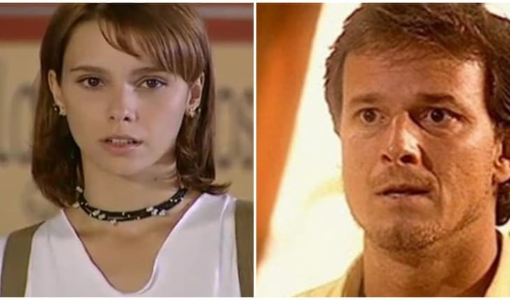 Mel e Xande na novela O Clone (Foto: Reprodução) 