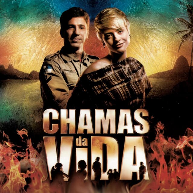 Capa do resumo da novela Chamas da Vida