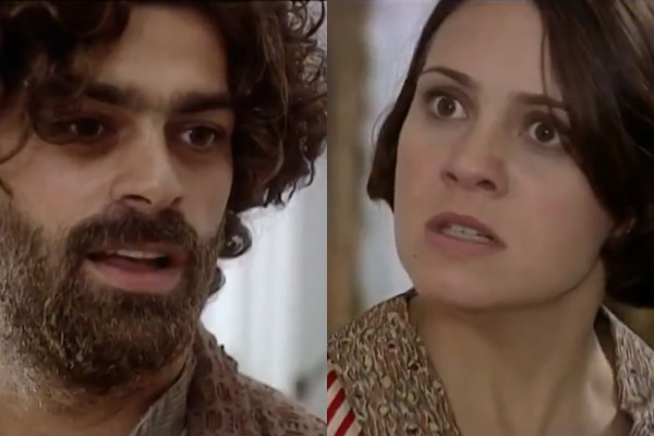 Catarina e Petruchio em cena da novela O Cravo e a Rosa (Foto: Reprodução)