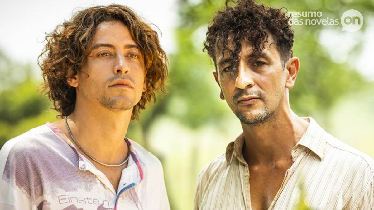 Jove e José Lucas de Nada na novela Pantanal