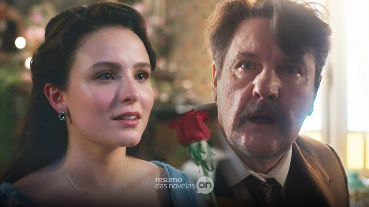 Elisa e Matias em cena da novela Além da Ilusão