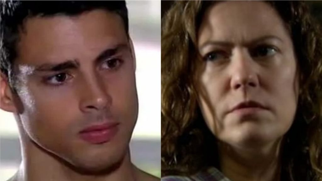 Flora e Halley em cena da novela A Favorita (Foto: Reprodução)