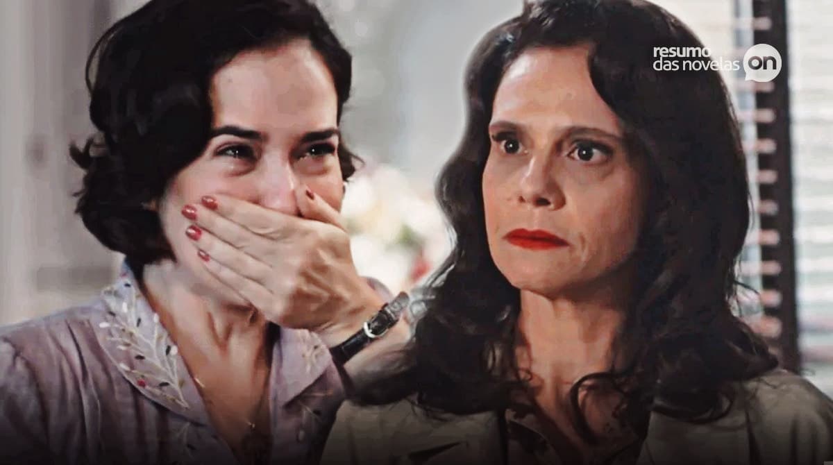 Heloísa e Violeta na novela Além da Ilusão