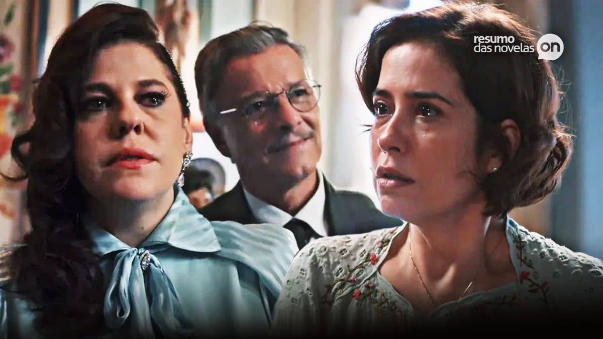 Úrsula, Eugênio e Heloísa em Além da Ilusão, novela das seis da Globo