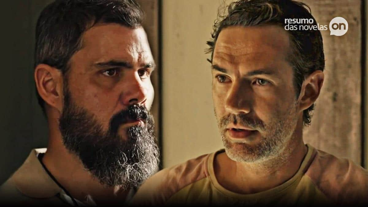 Alcides e Solano na novela Pantanal