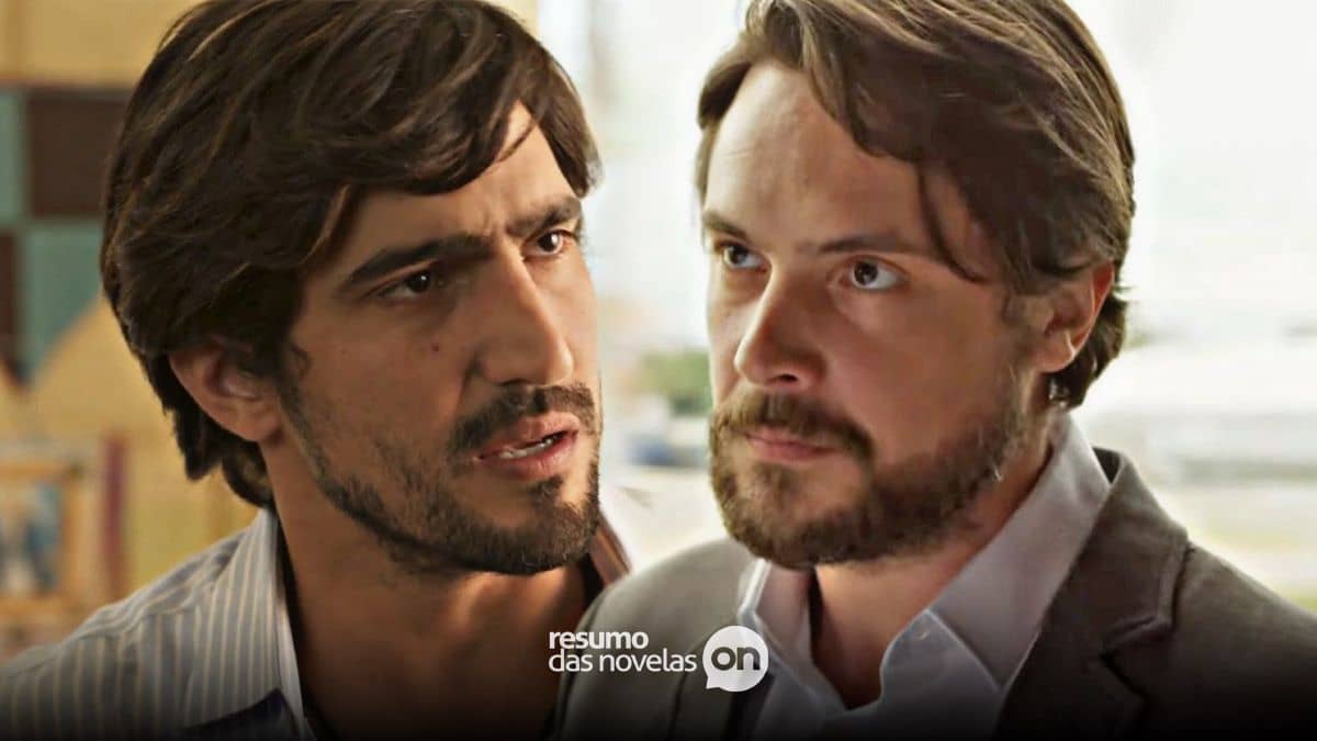 Tertulinho e José Mendes na novela Mar do Sertão, novela das 6 da Globo