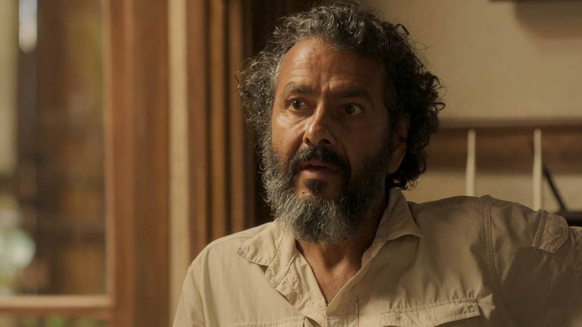 Zé Leôncio, personagem de Marcos Palmeira, em cena da novela Pantanal, novela das 21h da Globo.