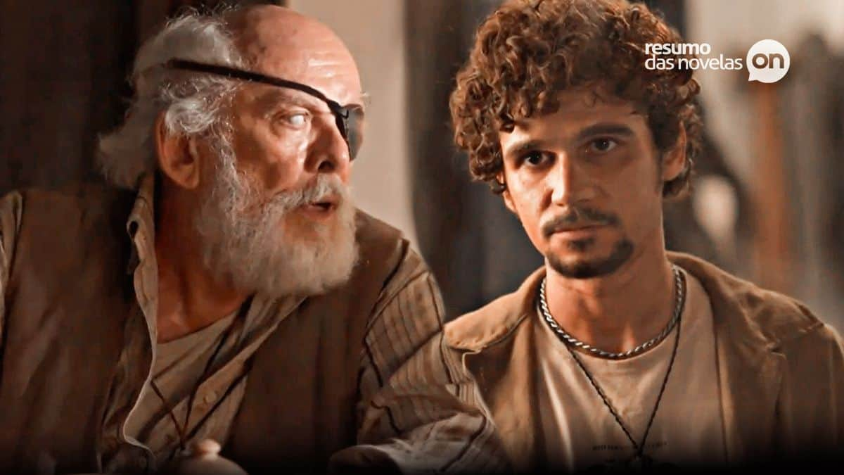 Adamastor e Mirinho na novela Mar do Sertão